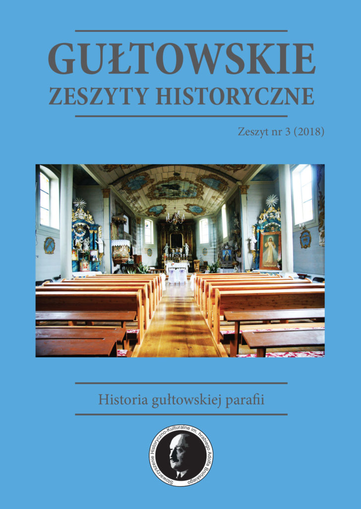 Okładka Historia gułtowskiej parafii, Numer 3, 2018
