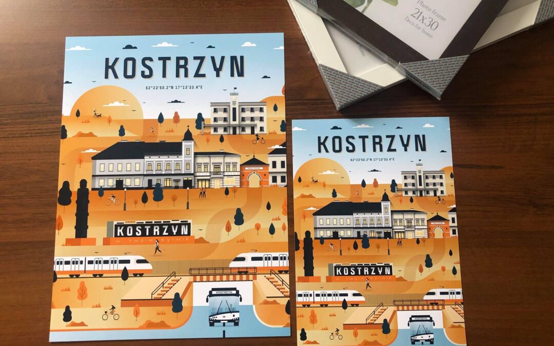 PLAKATY Z KOSTRZYŃSKĄ GRAFIKĄ DO NABYCIA W SKLEPIE BIBLIOTEKI PUBLICZNEJ