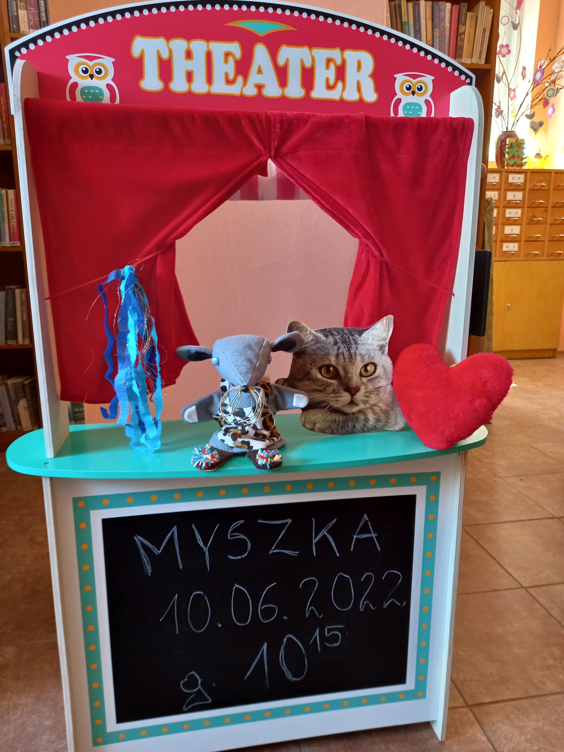 Teatrzyk z Myszką w Bibliotece w Gułtowach