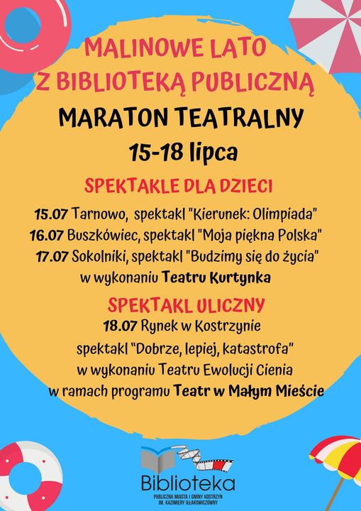 Maraton Teatralny z Biblioteką Publiczną