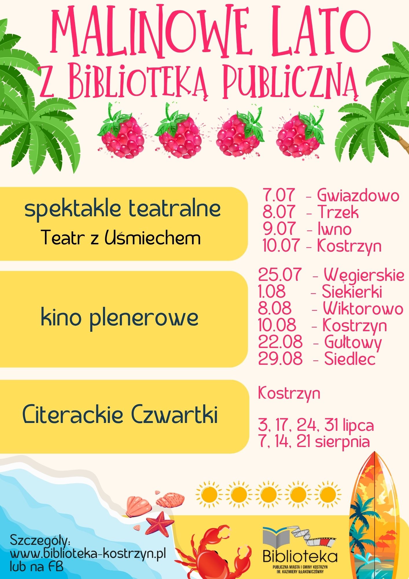 MALINOWE LATO Z BIBLIOTEKĄ PUBLICZNĄ